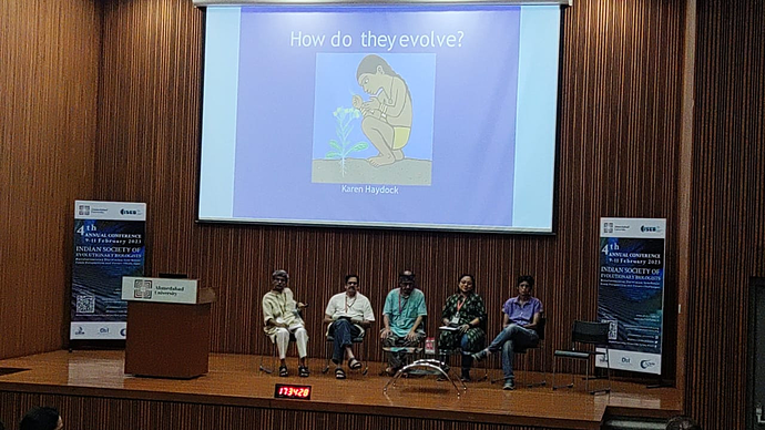 Plenary Session at ISEB Conference on Evolution
