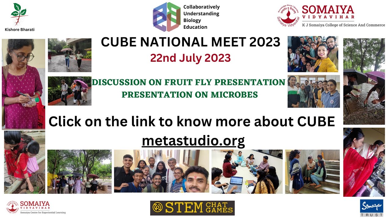 CUBE NATIONAL MEET 2023 (DAY 1, PART 2) FRUIT FLY DISCUSSION ROUND, MICROBES PRESENTATION